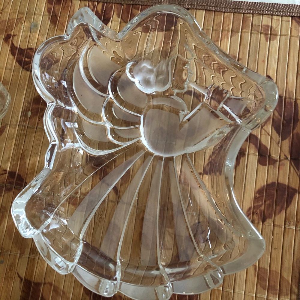 Mikasa Heavenly song angel glass candy dish